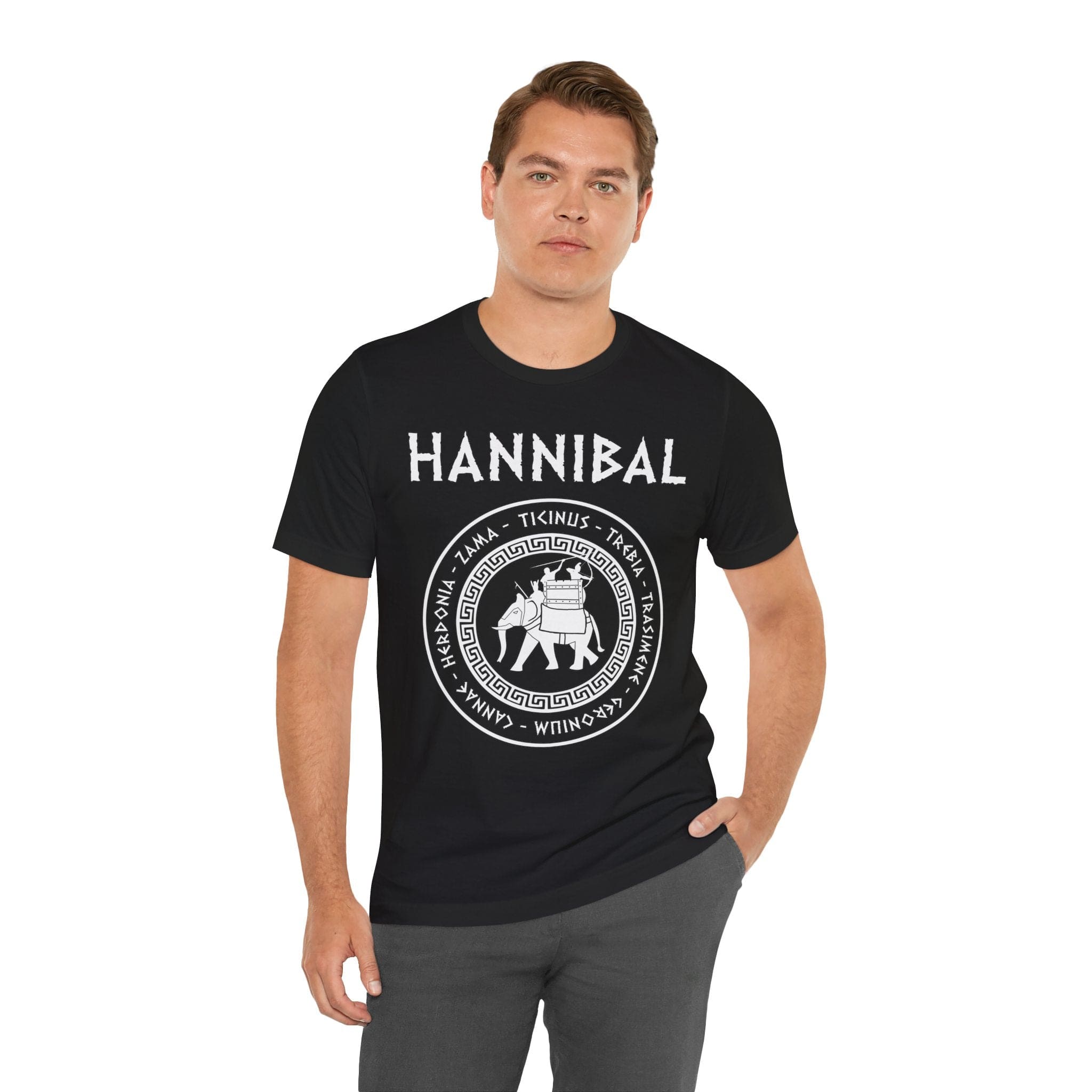 Hannibal Barca 2nd Punic War Battles War Elephant T-Shirt – Agema