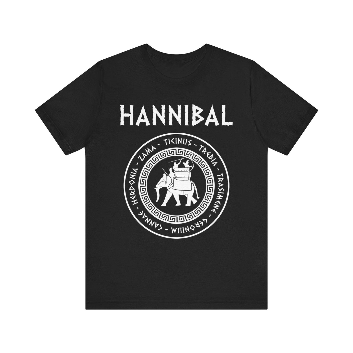 Hannibal Barca 2nd Punic War Battles War Elephant Symbol T-Shirt