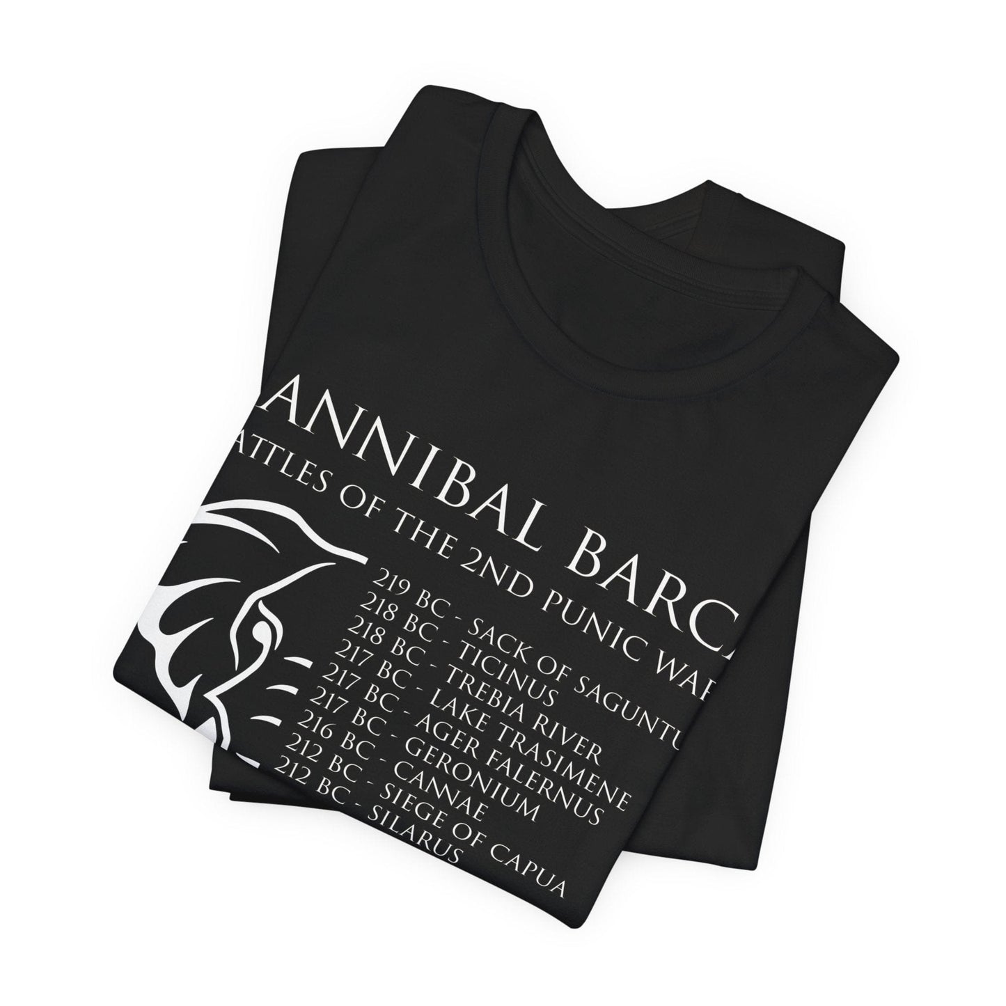 Hannibal Barca Battles of the 2nd Punic War T-shirt
