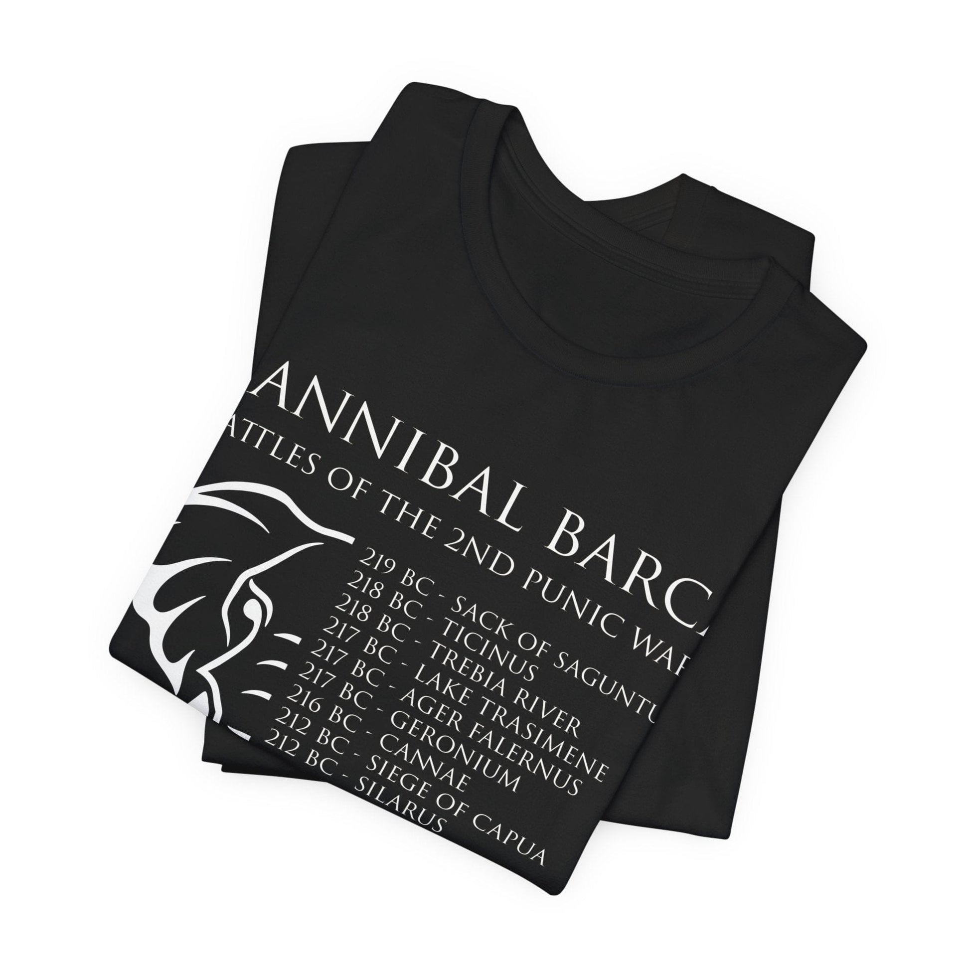 Hannibal Barca Battles of the 2nd Punic War T-shirt