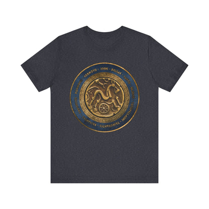 Heather Navy / S Ancient Britannia - Tribes of Ancient Britain T-shirt