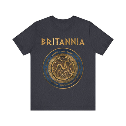Heather Navy / S Ancient Britannia Tribes T-shirt