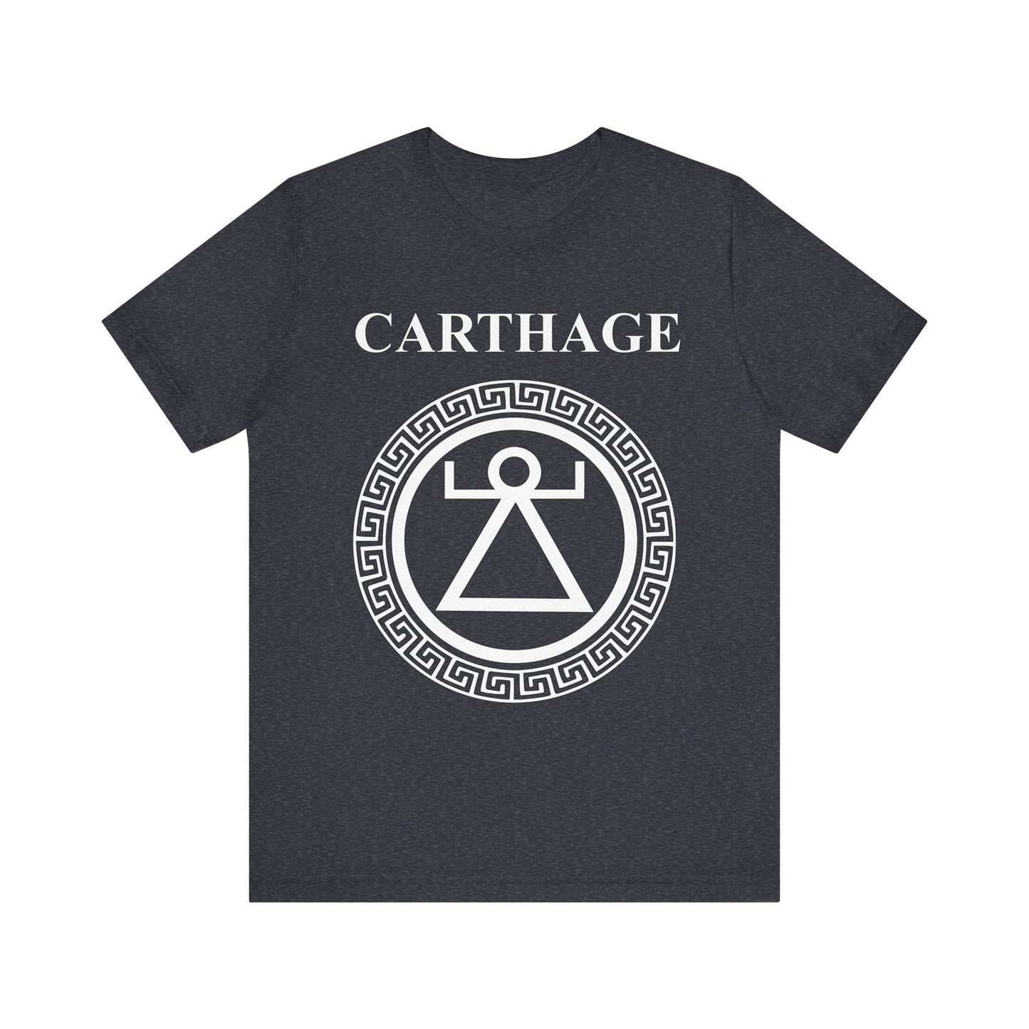 Heather Navy / S Ancient Carthage Tanit Symbol T-shirt