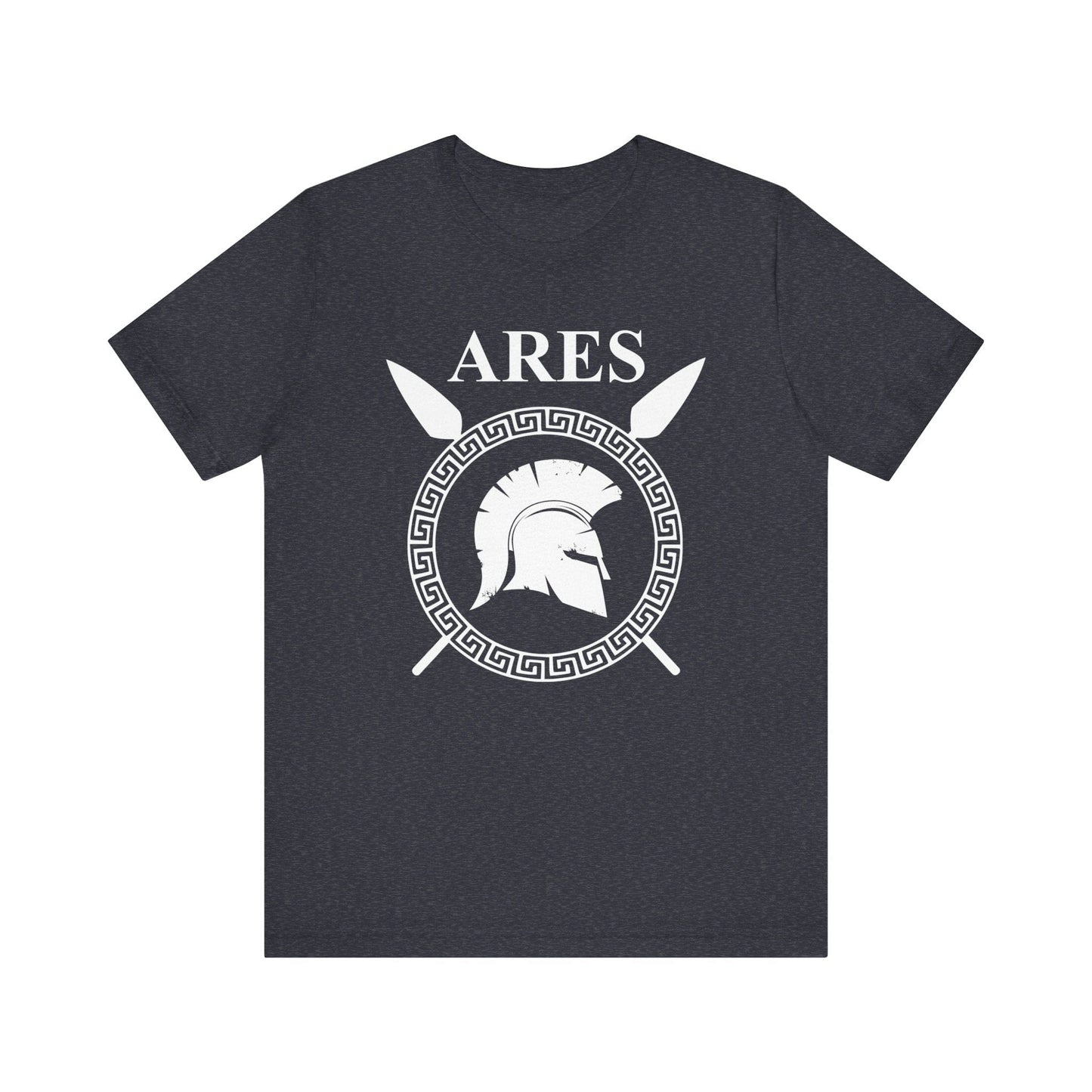 Heather Navy / S Ares Greek God of War T-Shirt