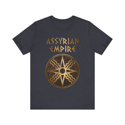 Heather Navy / S Assyrian Empire Symbol of Shamath T-Shirt