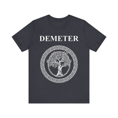 Heather Navy / S Demeter Greek Goddess of Fertility Growth and Life T-Shirt