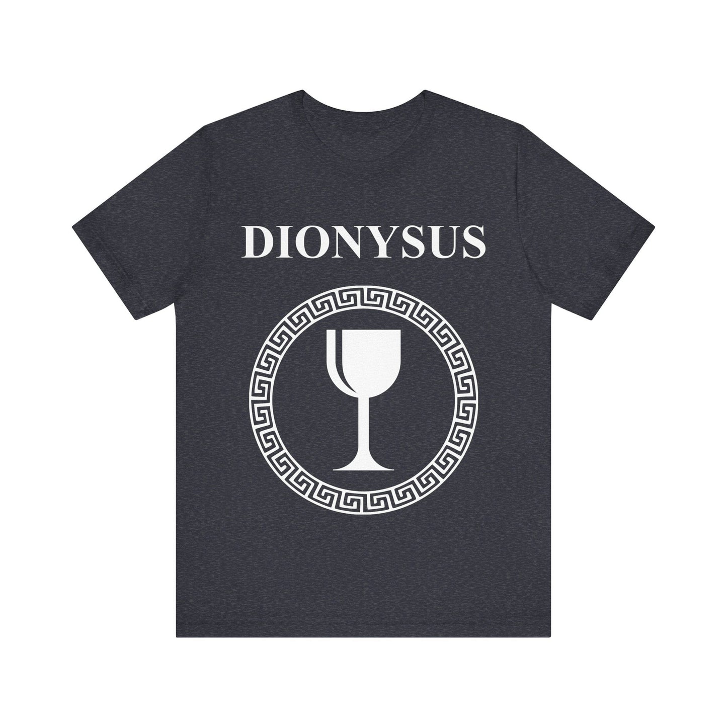Heather Navy / S Dionysus Greek God T-Shirt