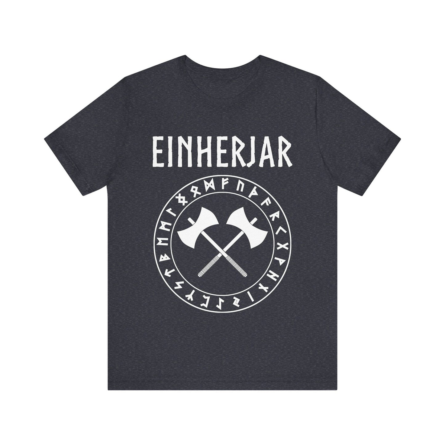 Heather Navy / S Einherjar Odin's Chosen Viking Warrior T-Shirt