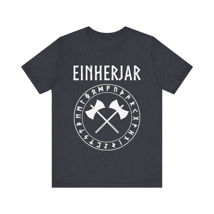 Heather Navy / S Einherjar Odin's Chosen Viking Warrior T-Shirt