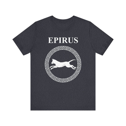 Heather Navy / S Epirus Ancient Greece Molossian Hound T-shirt