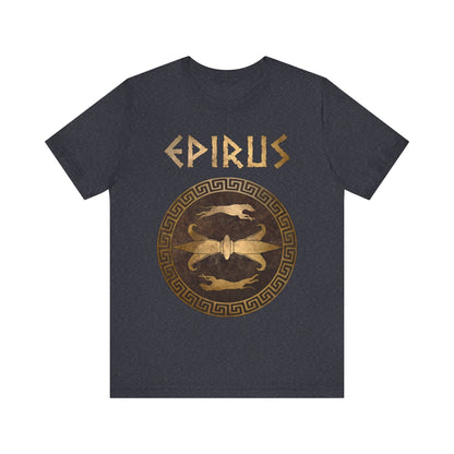Heather Navy / S Epirus Ancient Greece Pyrrhus of Epirus Symbol T-Shirt