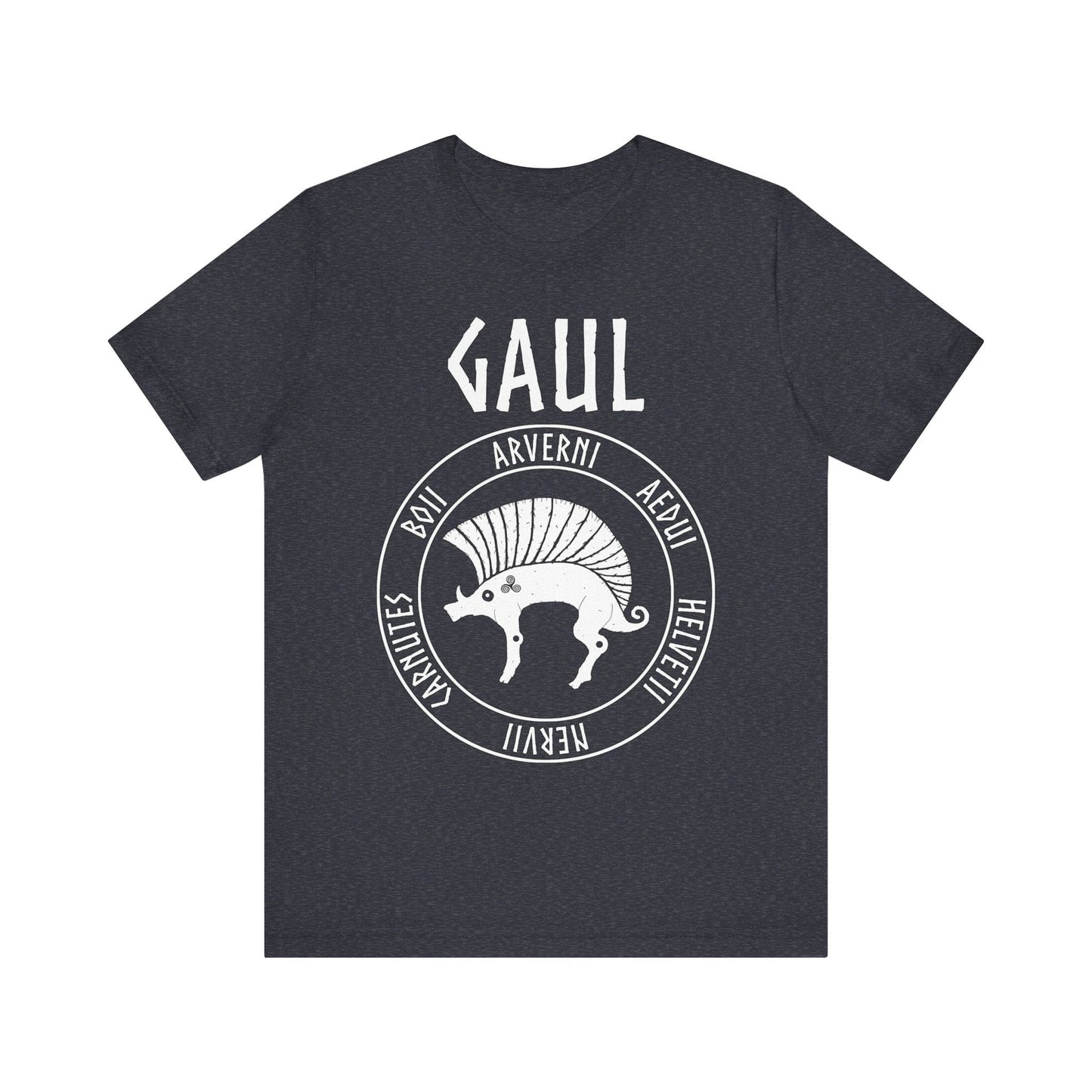 Heather Navy / S Gaul Ancient Tribes of Gaul Boar T-shirt
