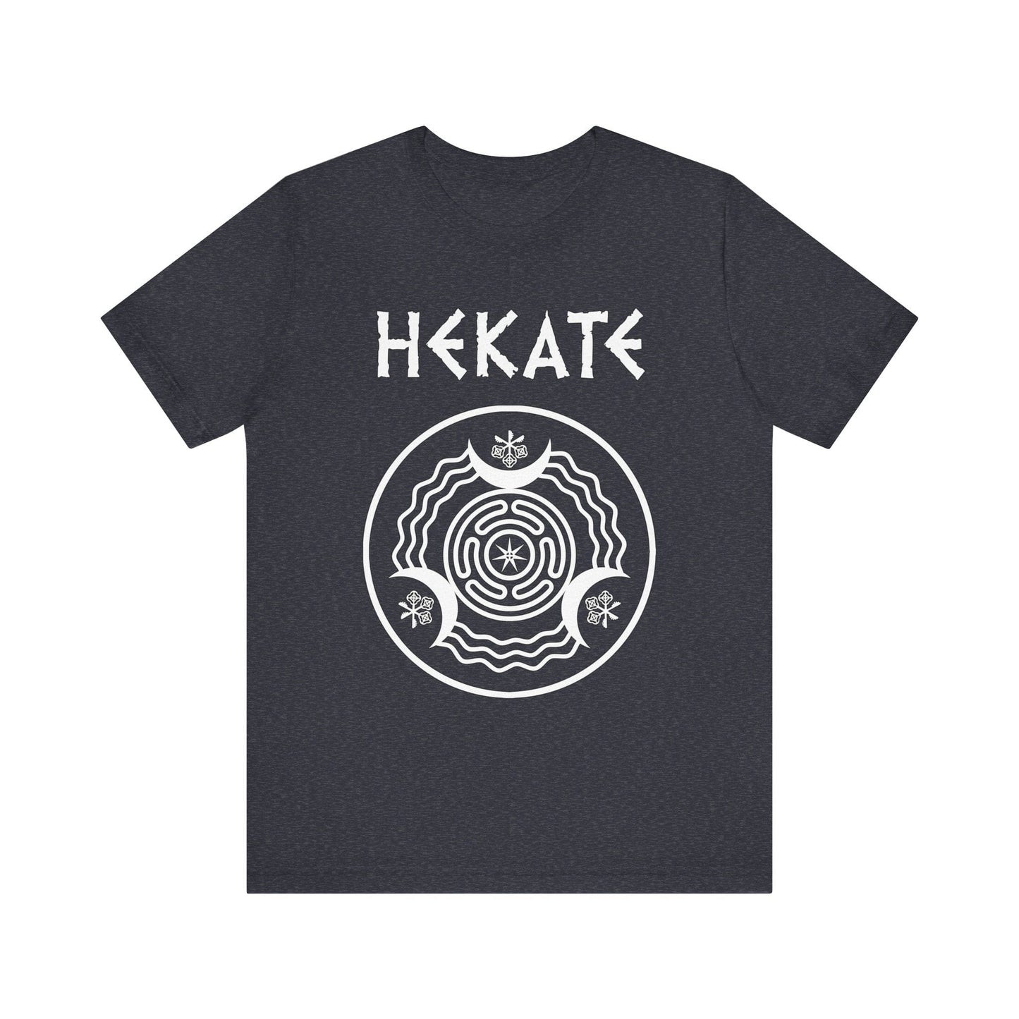 Heather Navy / S Hekate Ancient Greek Goddess of Witchcraft and Magic T-shirt