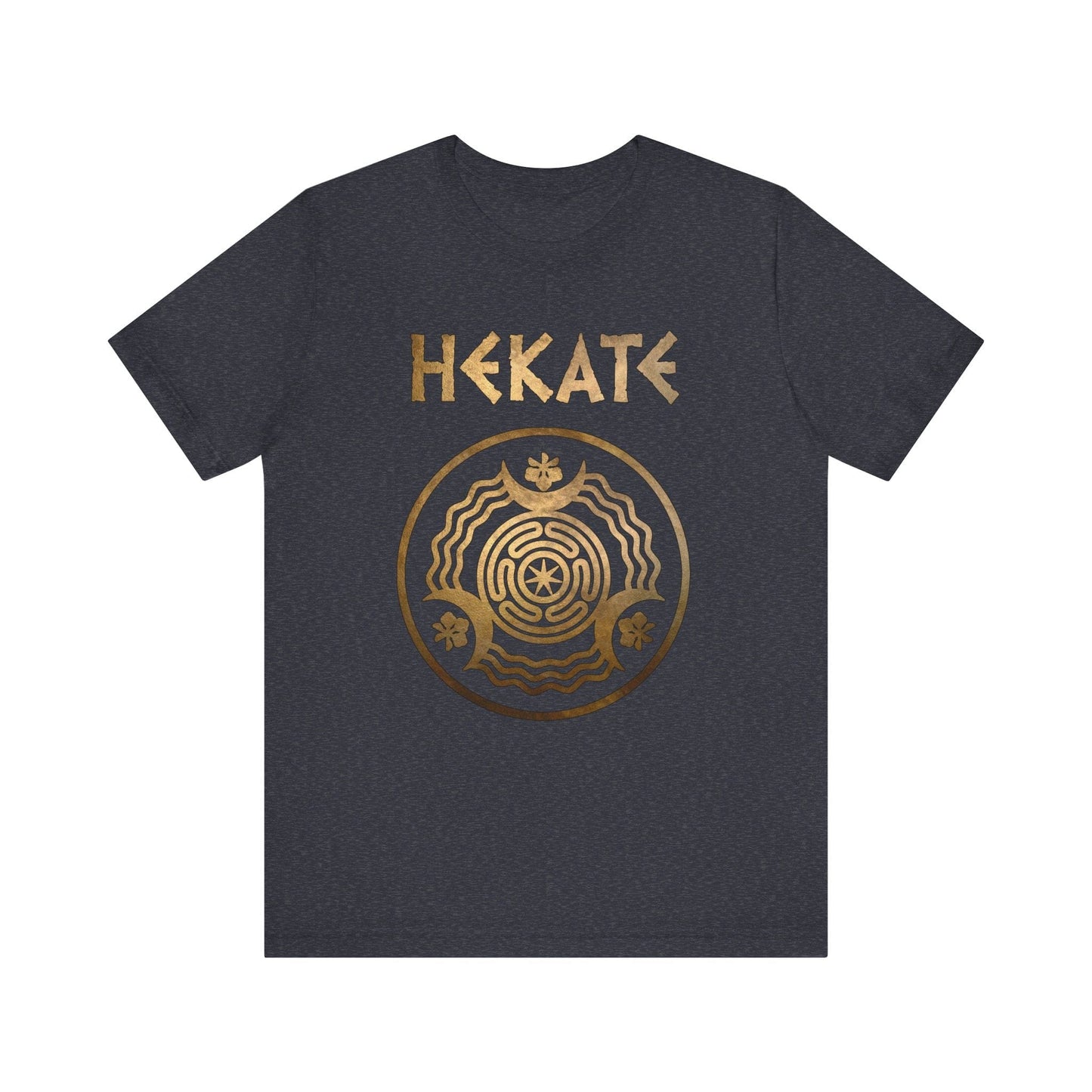 Heather Navy / S Hekate Greek Goddess of Witchcraft and Magic T-shirt