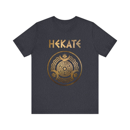 Heather Navy / S Hekate Greek Goddess of Witchcraft and Magic T-shirt