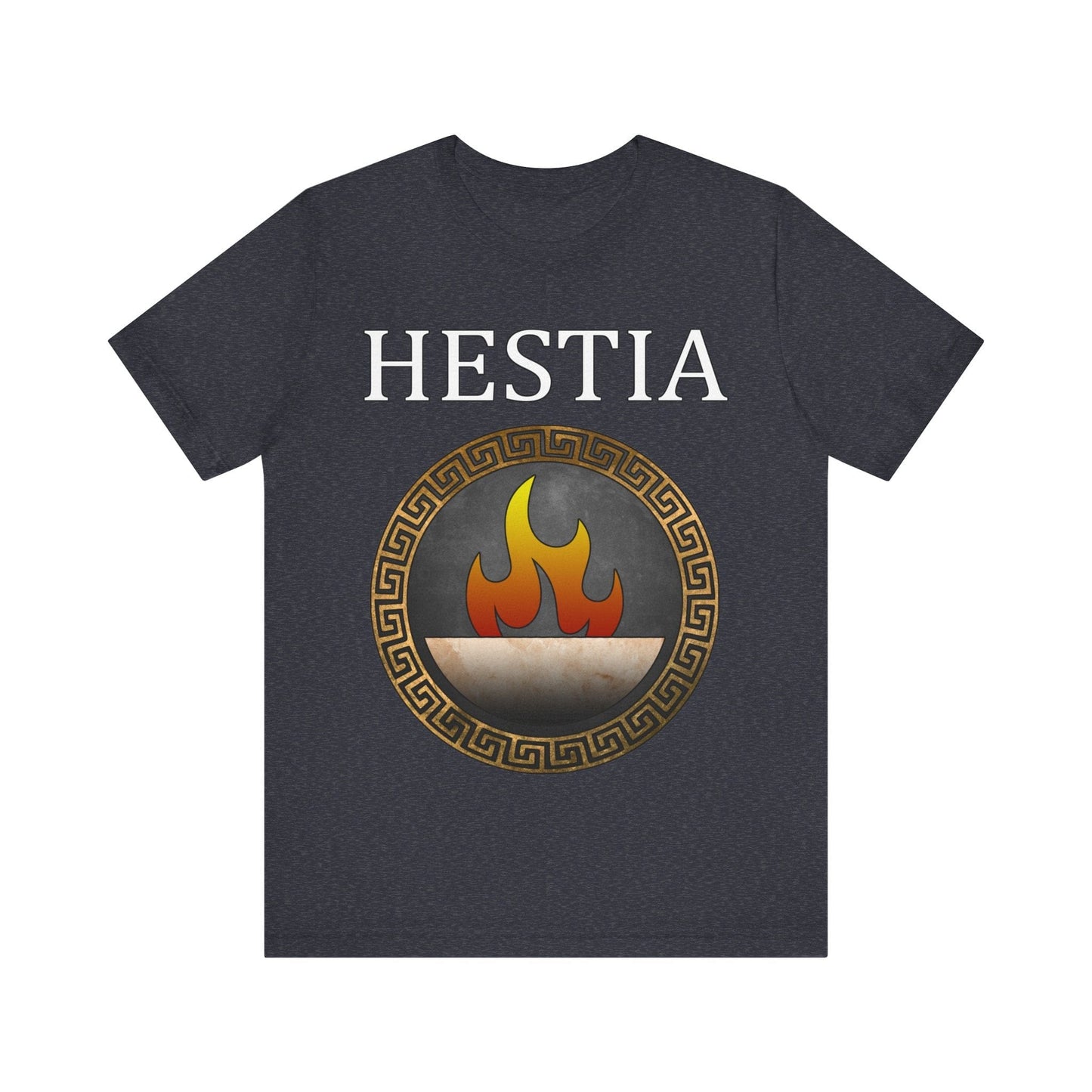 Heather Navy / S Hestia Greek Goddess T-Shirt