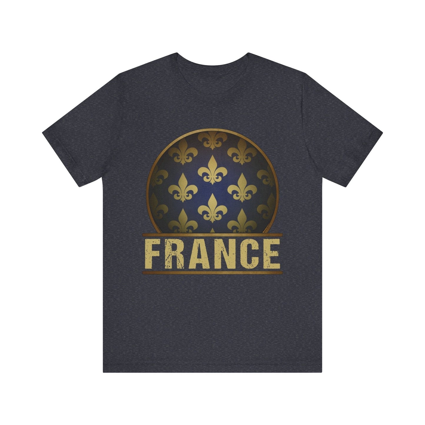 Heather Navy / S Kingdom of France Fleur-de-lis T-Shirt
