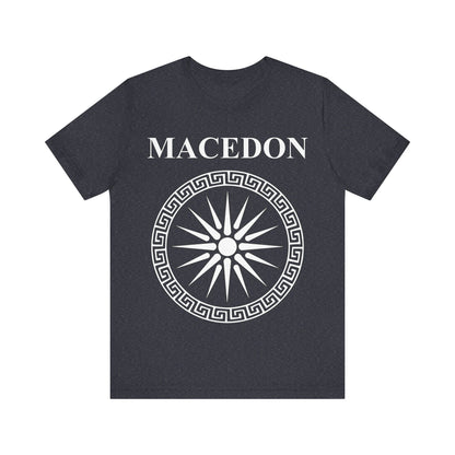 Heather Navy / S Macedon Alexander the Great Symbol T-shirt