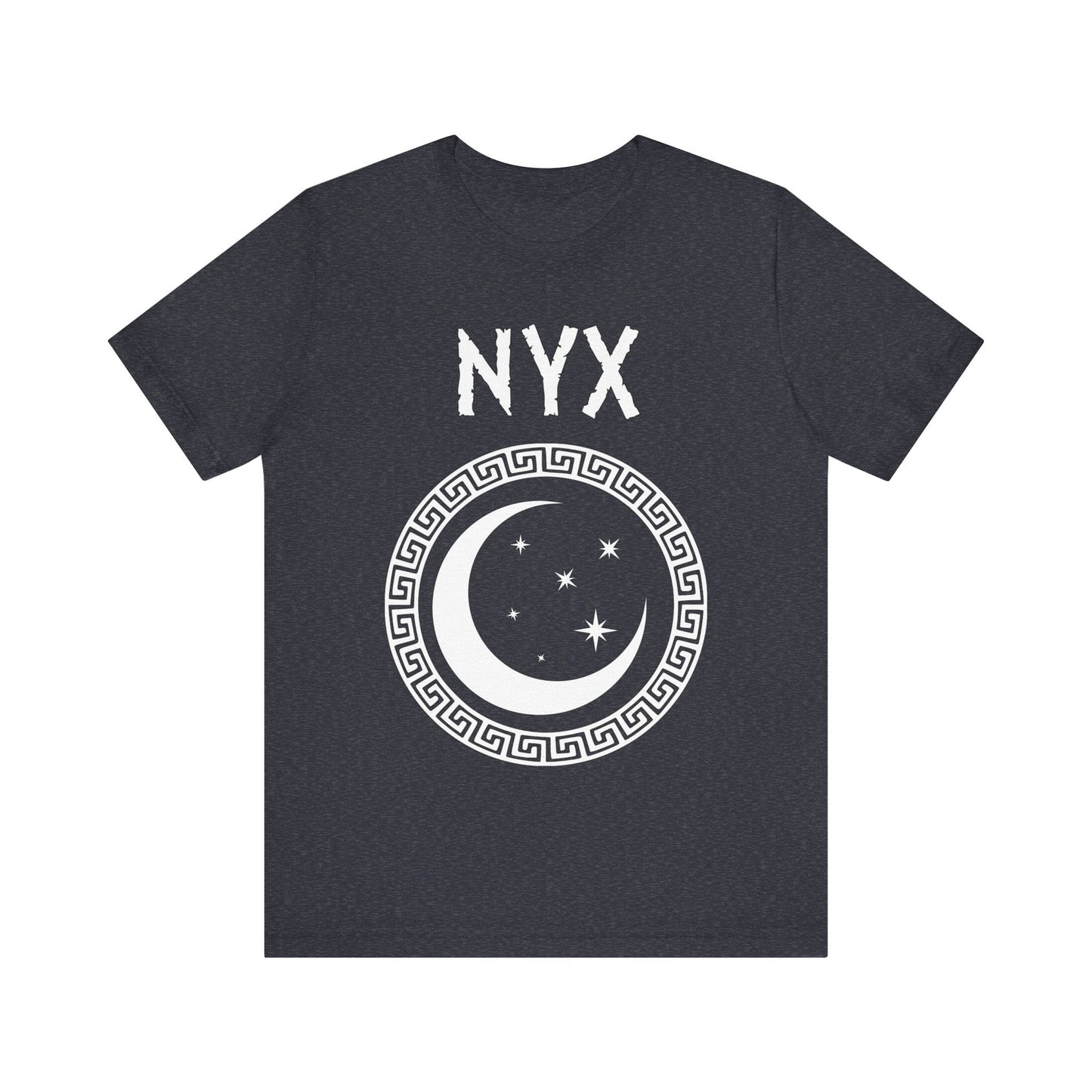 Heather Navy / S Nyx Greek Goddess of Night Symbol T-shirt