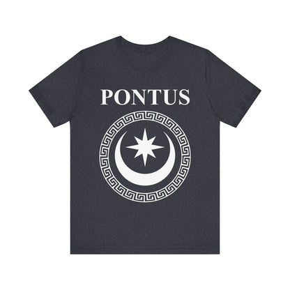 Heather Navy / S Pontus Ancient Kingdom Mithridates Symbol T-shirt