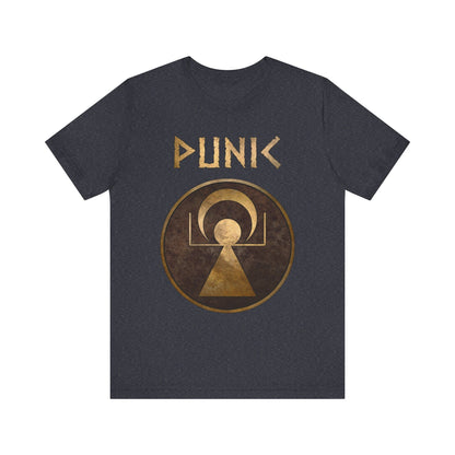 Heather Navy / S Punic Culture Tanit T-Shirt