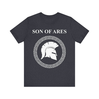 Heather Navy / S Son of Ares Ancient Greek War God T-shirt