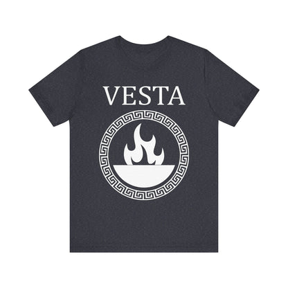 Heather Navy / S Vesta Roman Goddess T-Shirt