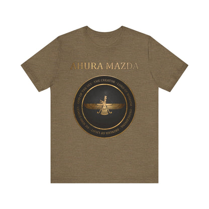 Heather Olive / S Ahura Mazda - Zoroastrianism T-Shirt