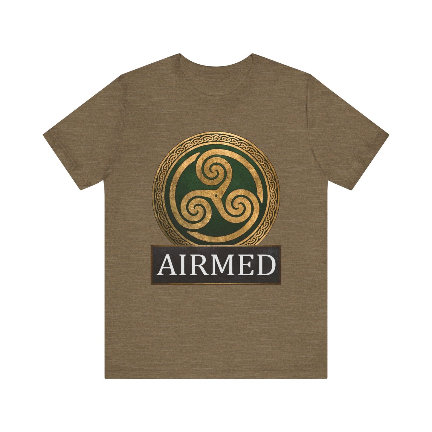 Heather Olive / S Airmed Celtic Goddess T-Shirt