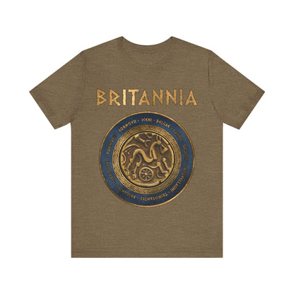 Heather Olive / S Ancient Britannia Tribes T-shirt