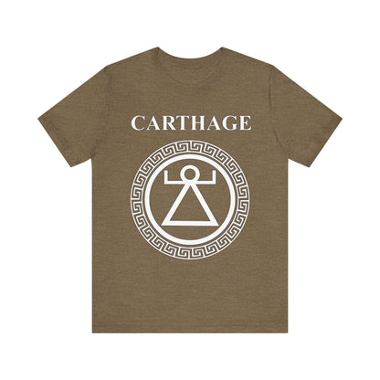 Heather Olive / S Ancient Carthage Tanit Symbol T-shirt