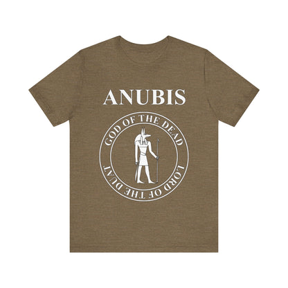 Heather Olive / S Anubis Egyptian God of the Dead T-shirt