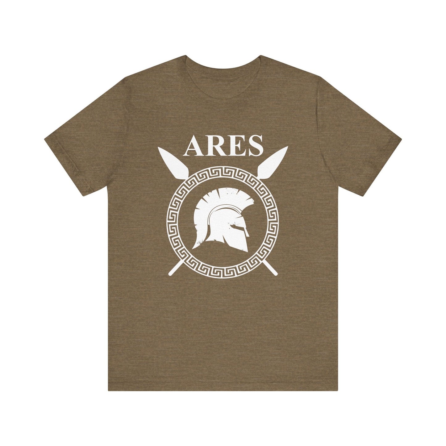 Heather Olive / S Ares Greek God of War T-Shirt