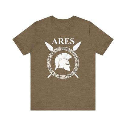 Heather Olive / S Ares Greek God of War T-Shirt