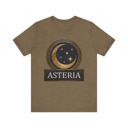 Heather Olive / S Asteria Greek Goddess of the Stars T-Shirt