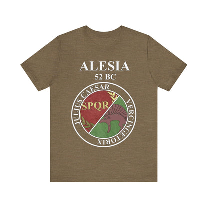Heather Olive / S Battle of Alesia Rome vs Gaul T-Shirt