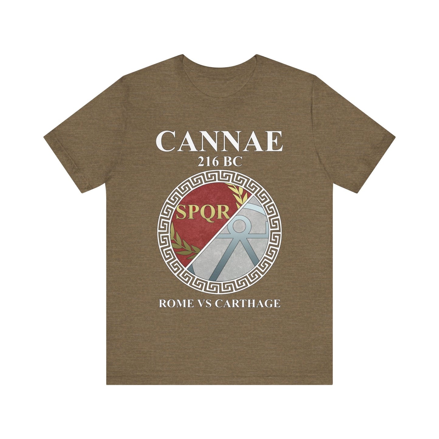 Heather Olive / S Battle of Cannae Rome vs Carthage T-Shirt
