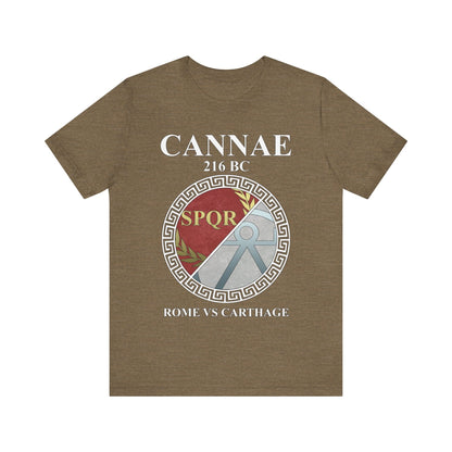 Heather Olive / S Battle of Cannae Rome vs Carthage T-Shirt