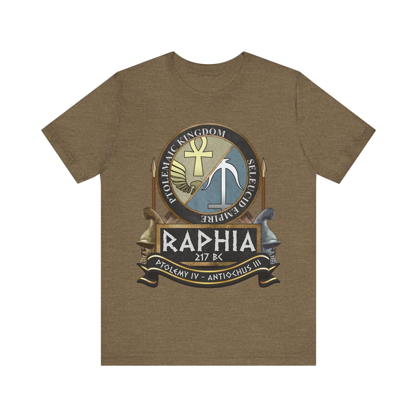 Heather Olive / S Battle of Raphia - Ptolemaic Kingdom vs Seleucid Empire T-shirt