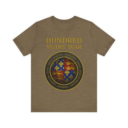 Heather Olive / S Battles of the Hundred Years' War T-Shirt