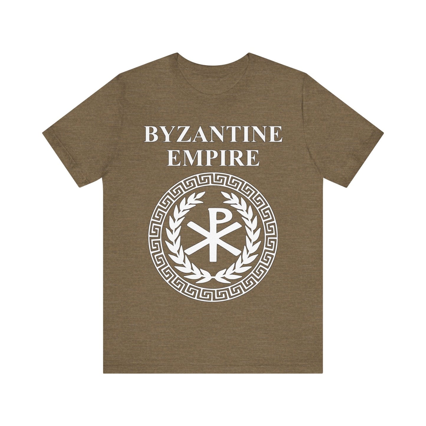 Heather Olive / S Byzantine Empire Imperial Chi Rho Constantinople T-shirt