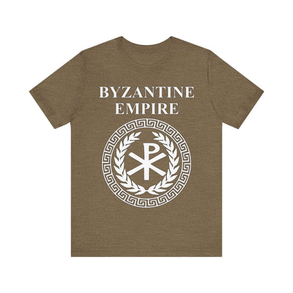 Heather Olive / S Byzantine Empire Imperial Chi Rho Constantinople T-shirt