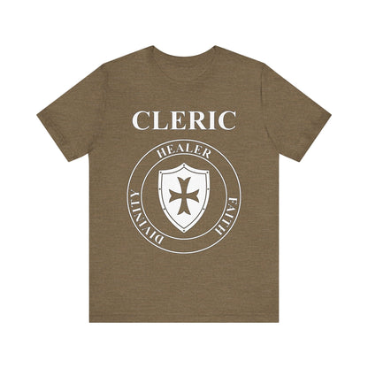 Heather Olive / S Cleric Holy Warrior T-Shirt
