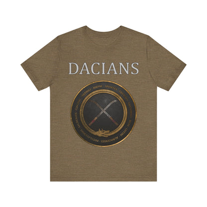 Heather Olive / S Dacia - Ancient Dacian Tribes T-Shirt