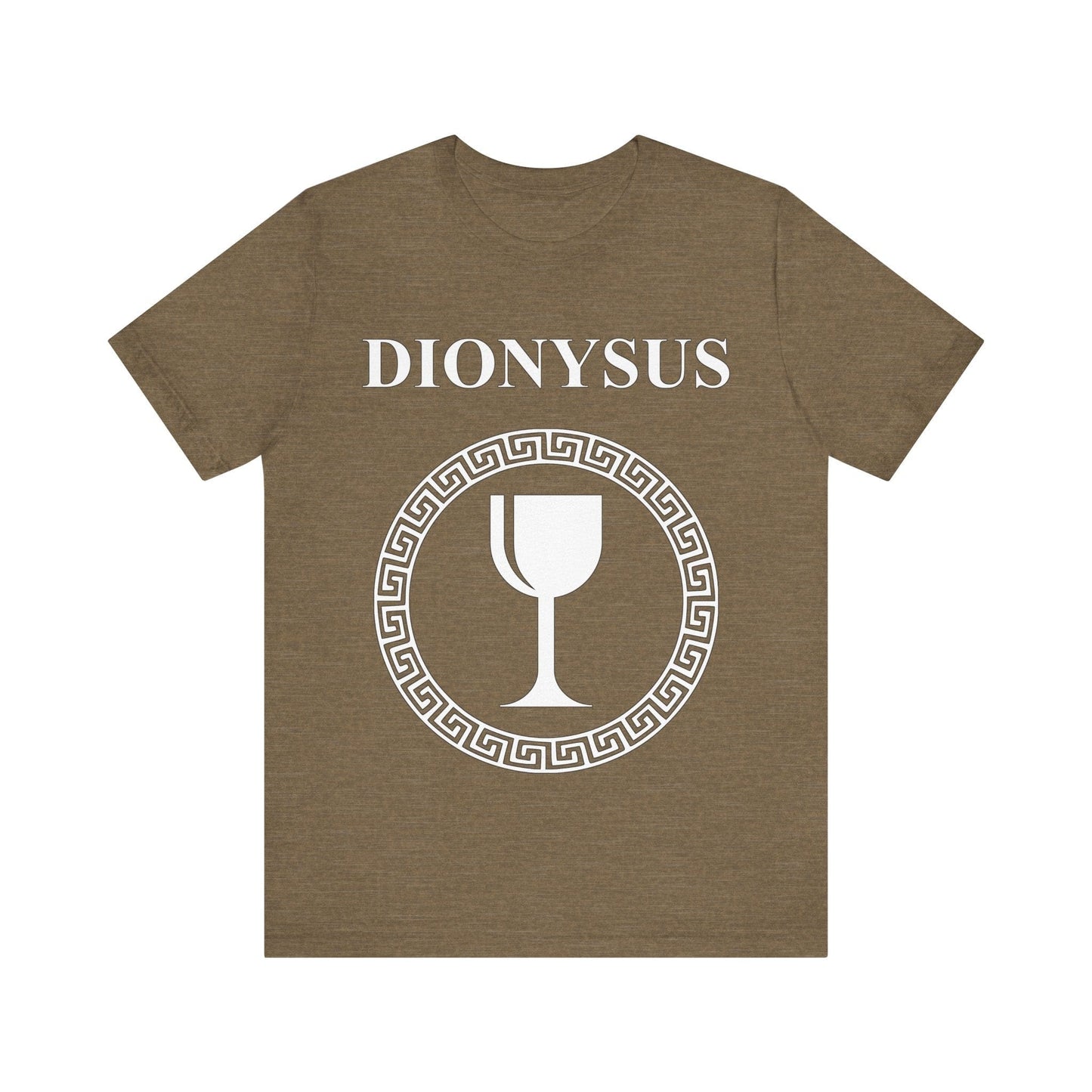 Heather Olive / S Dionysus Greek God T-Shirt