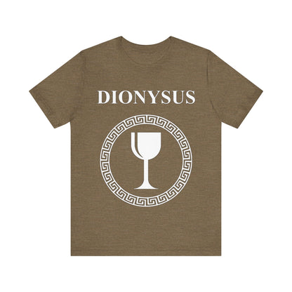 Heather Olive / S Dionysus Greek God T-Shirt