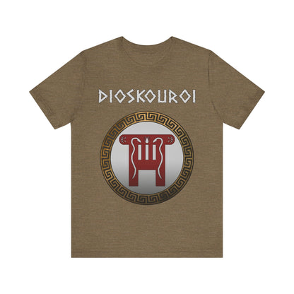 Heather Olive / S Dioskouroi Castor and Pollux Dokana T-Shirt