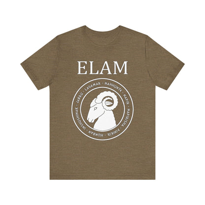 Heather Olive / S Elam - Ancient Elamite Gods T-Shirt