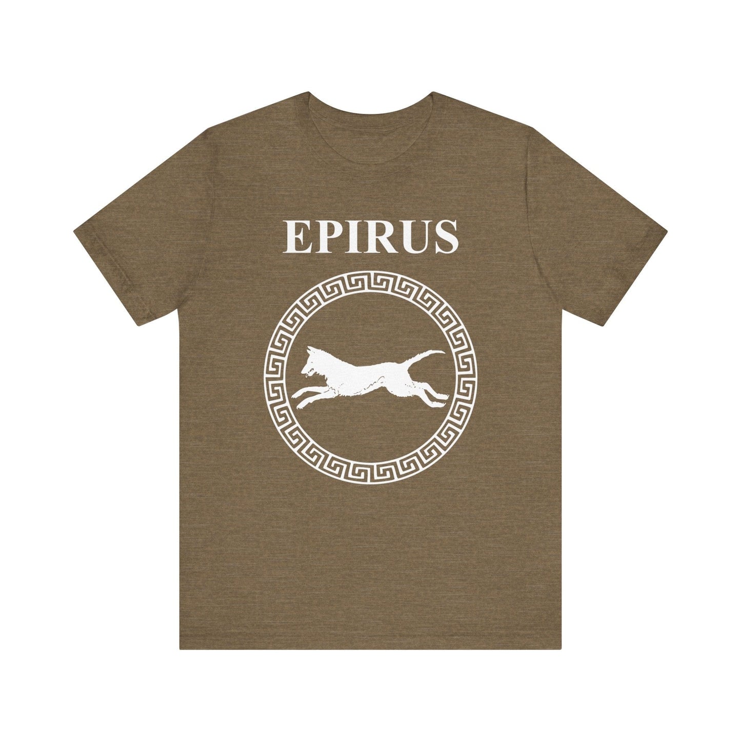 Heather Olive / S Epirus Ancient Greece Molossian Hound T-shirt