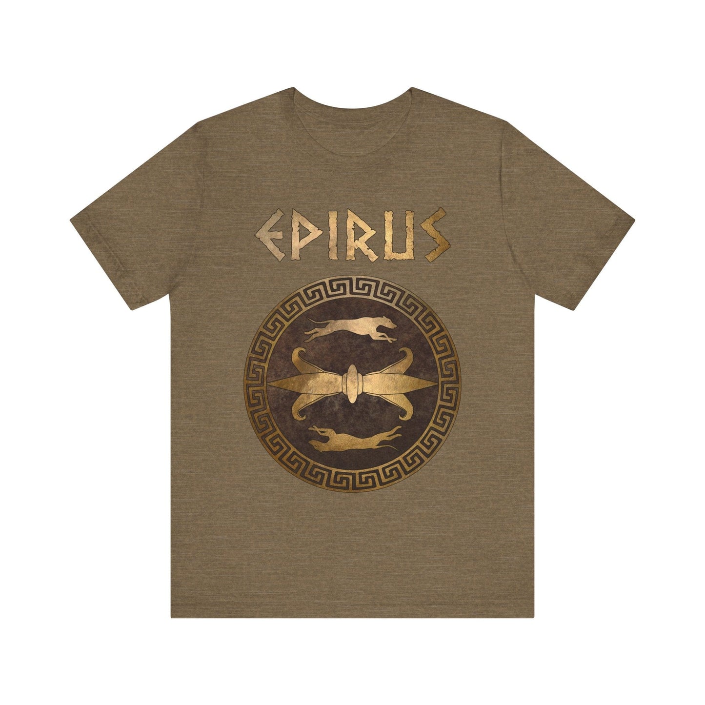 Heather Olive / S Epirus Ancient Greece Pyrrhus of Epirus Symbol T-Shirt